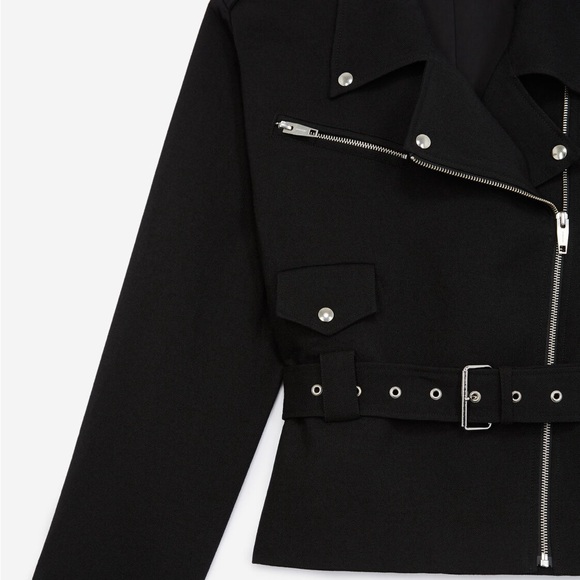 The Kooples Wool Biker Jacket - Picture 3 of 11